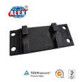 Rail Tie Plate for Kpo Clip Railway Fastening System